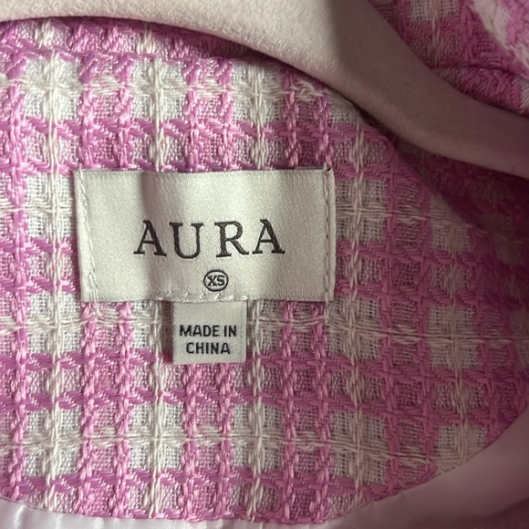 NWT Pink Houndstooth Blazer - Picture 4 of 4